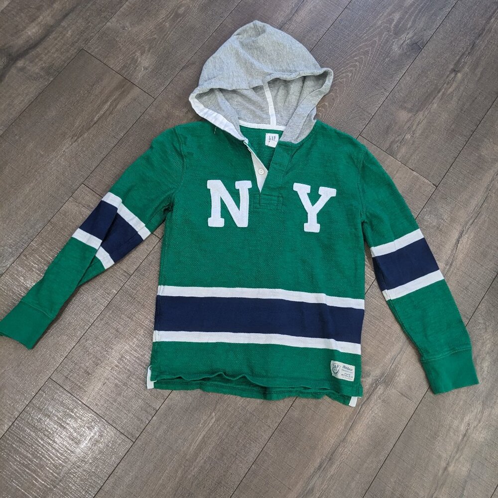 Gap Kids Hooded "Jersey" shirt